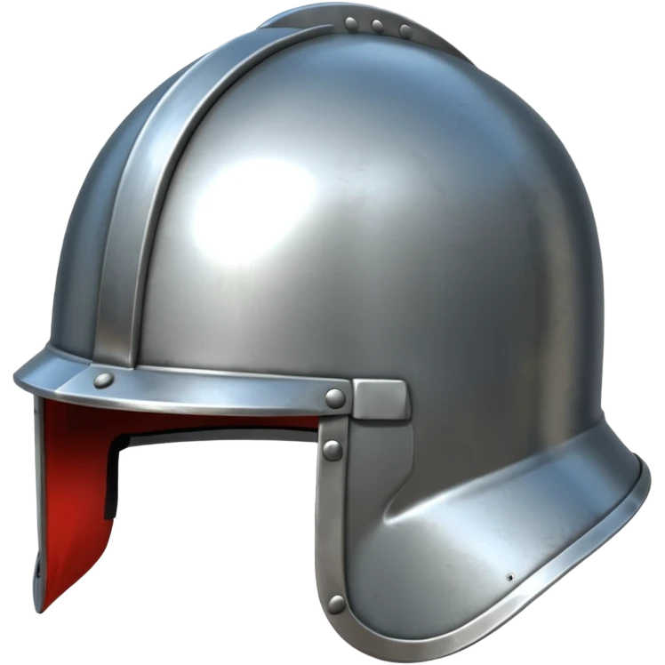 Can you create an outline for a helmet, medieval platebody and platelegs? make sure they are clean as they serve for a preview for an armour slot emoji