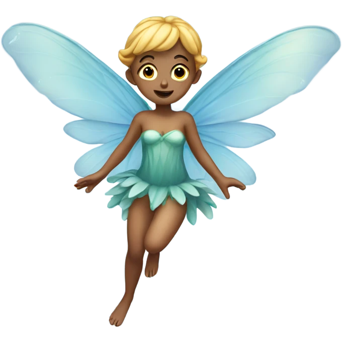 full body water fairy flying  emoji