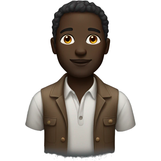 Man Artist: Dark Skin Tone  emoji