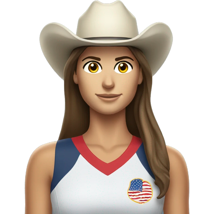 Alex Morgan wearing a cowboy hat  emoji