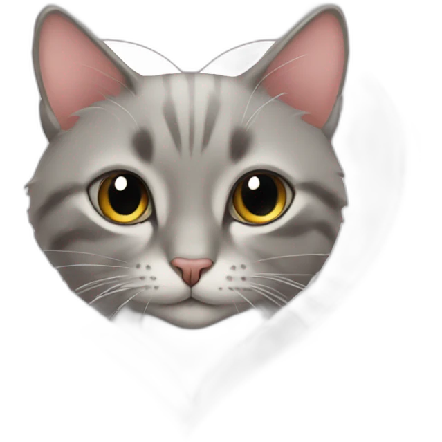 Cat love heart emoji