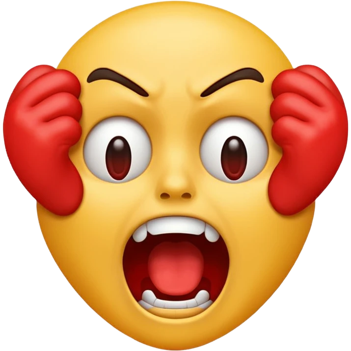 a Screaming emoji saying PRESS E emoji