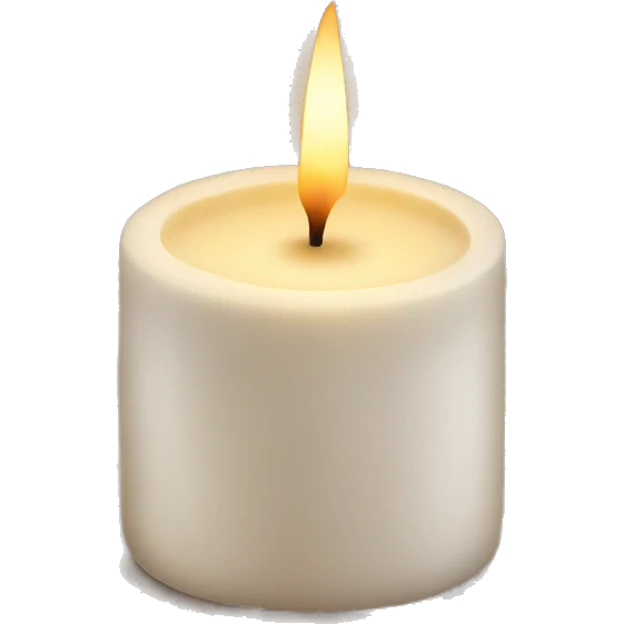 Cozy candle  emoji