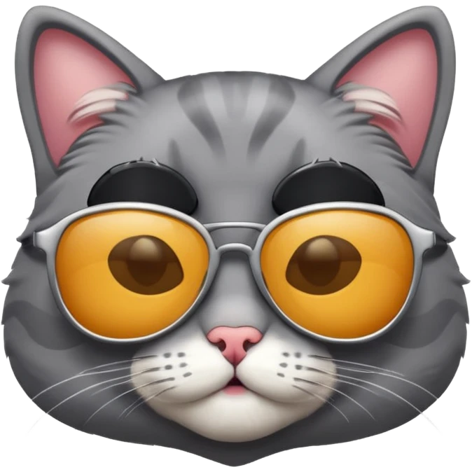 Cat wearing sunglasses emoji