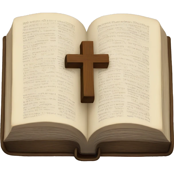 Open bible emoji