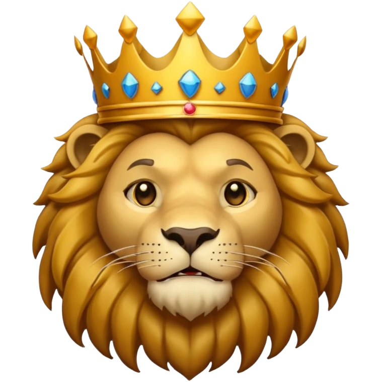 king lion emoji