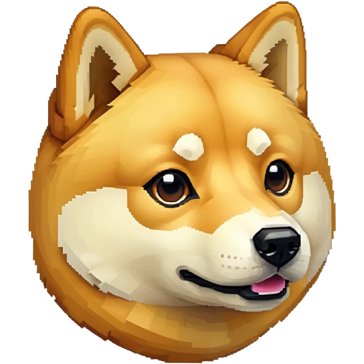 doge pixel art emoji