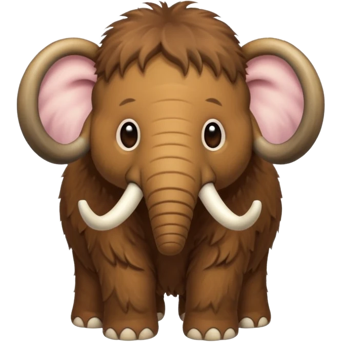 baby mammoth emoji