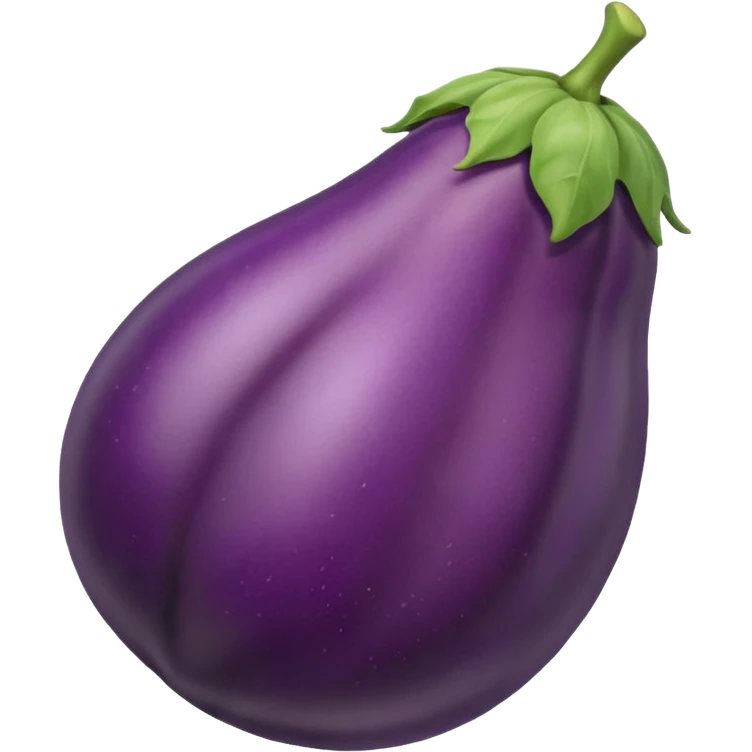 Eggplant with white liquid coming out the top being inserted into a peach emoji