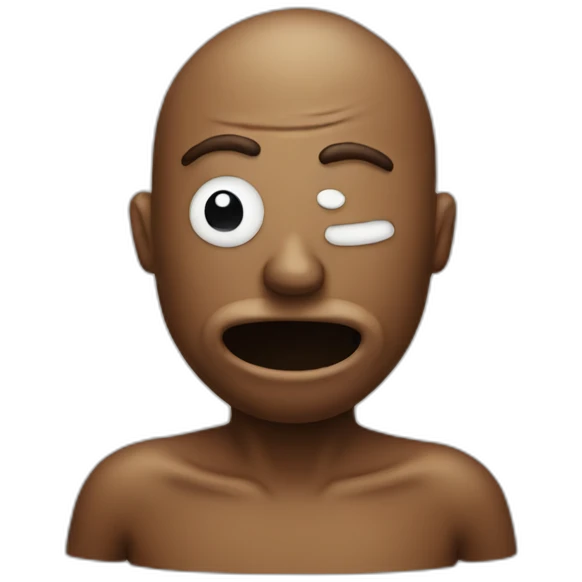 Poop man emoji