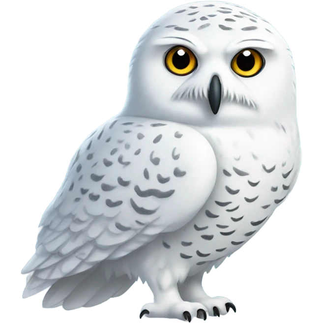Snowy owl emoji