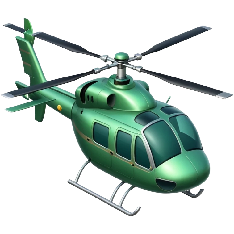 anatomically correct helicopter, green emoji