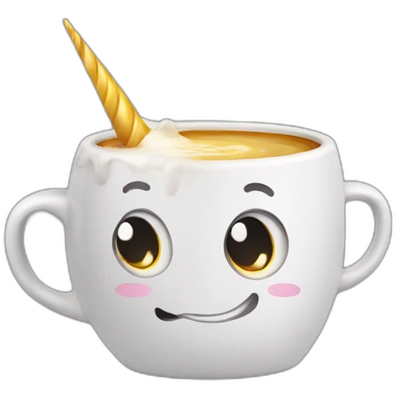 Tasse licorne  emoji