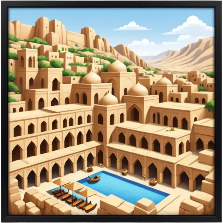 ancient persian city, no frame emoji