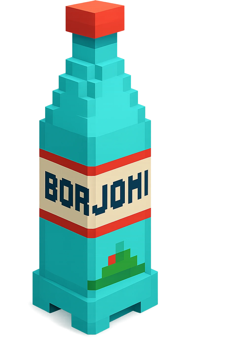 бутылка borjomi, no background emoji