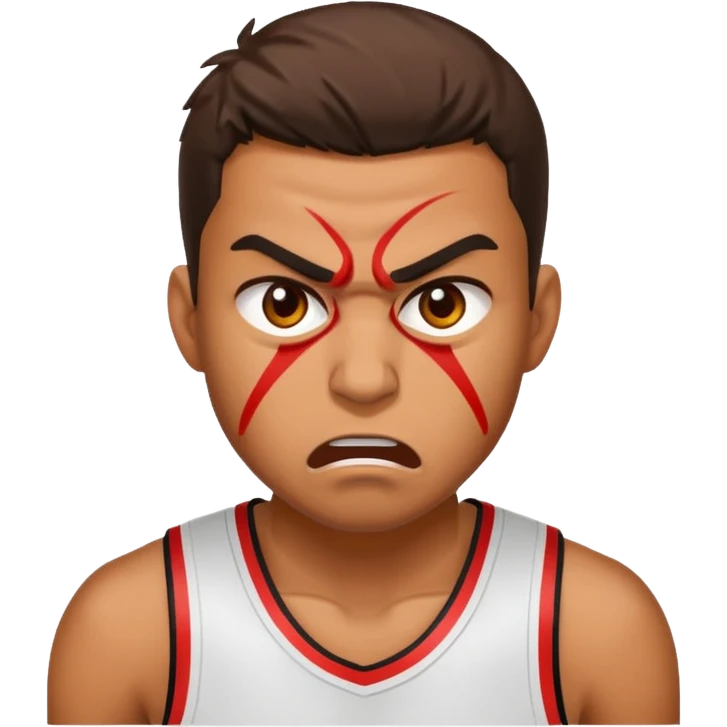 basketball player angry emoji