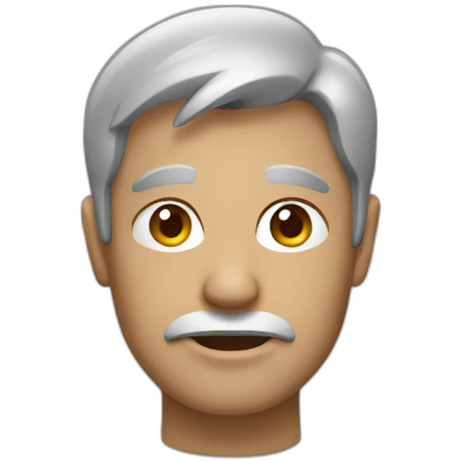 grey face emoji