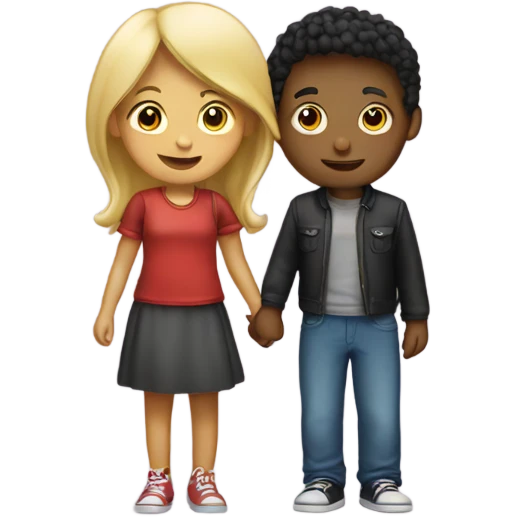 girl in love w a boy  emoji