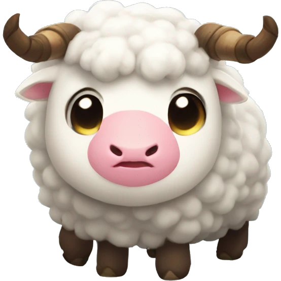 poro sheep from league of legends cute emoji