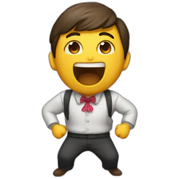 Goteo  sacando la lengua haciendo burla emoji