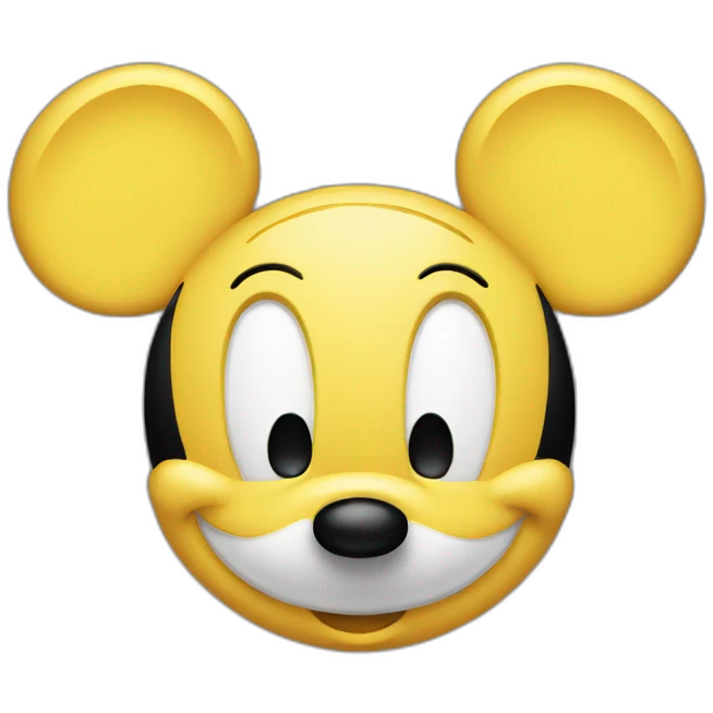 Mickey-Mouse-Yellow emoji