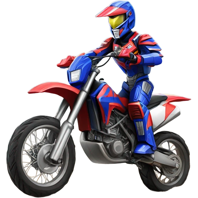 Optimus prime motocross emoji