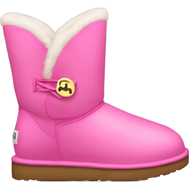 Pink Ugg boots emoji