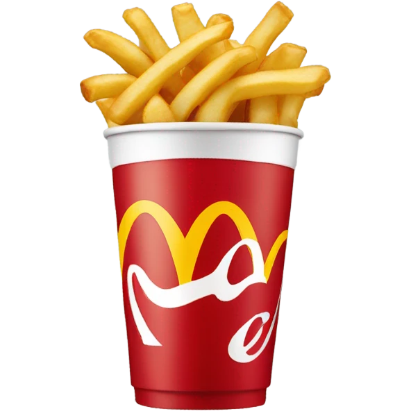 Large McDonalds coke emoji