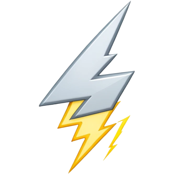 lightning emoji