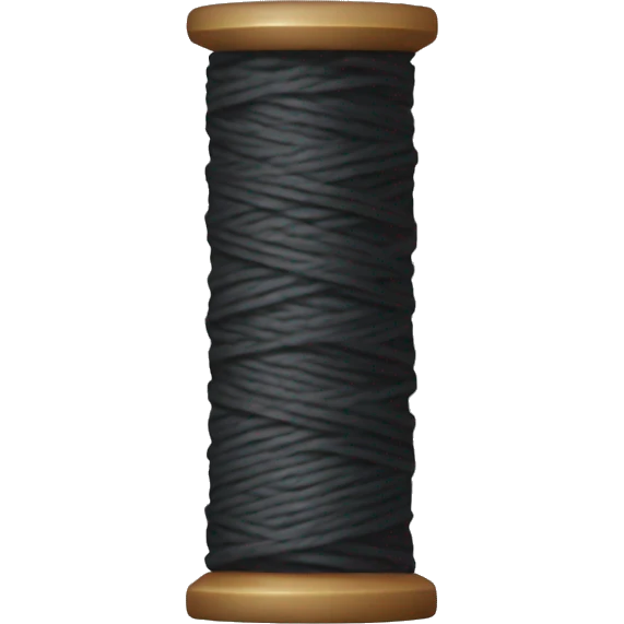 an empty spool of thread emoji