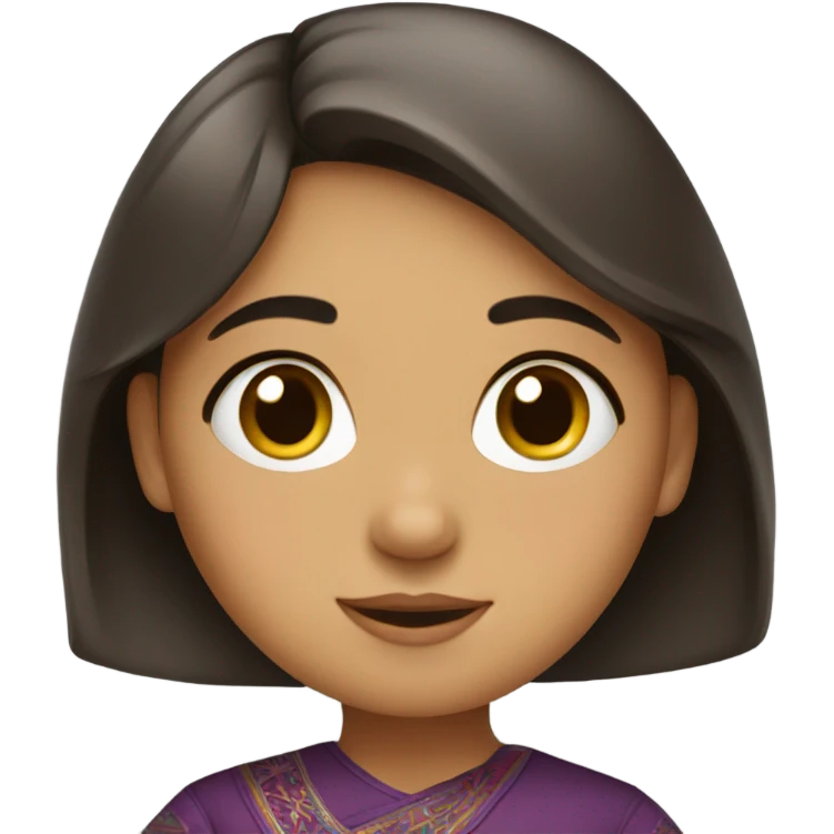 Azerbaijan little girl emoji