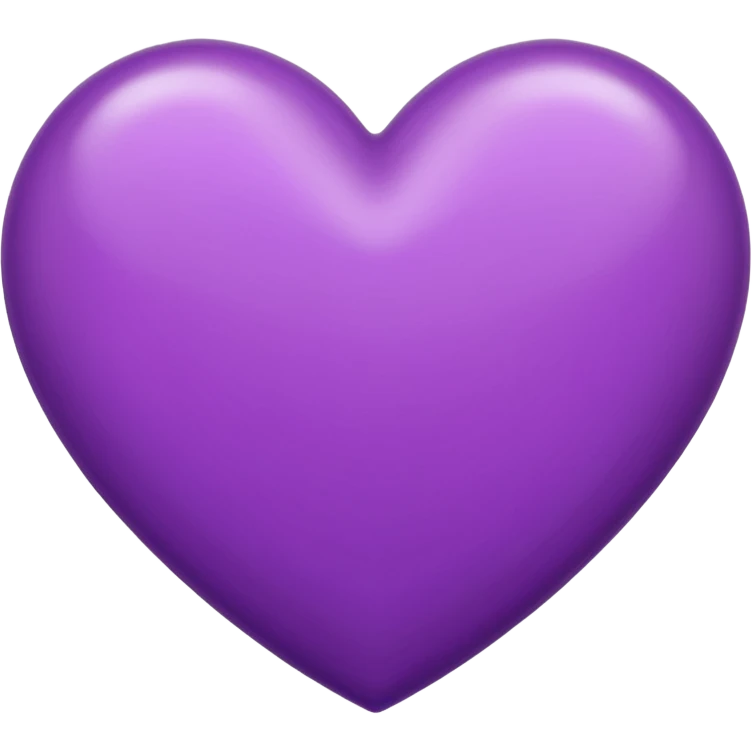 Aesthetic purple heart emoji