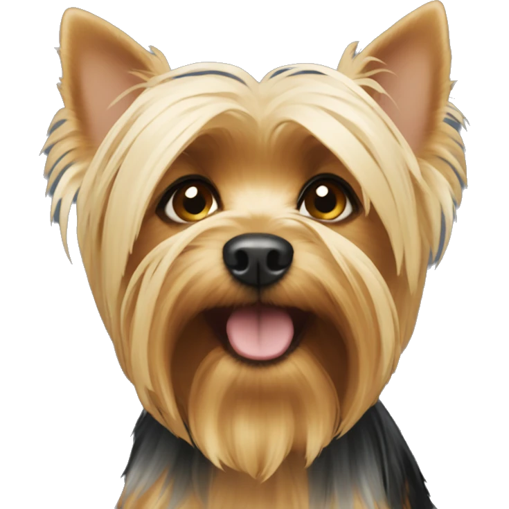Blonde Yorkshire terrier  emoji