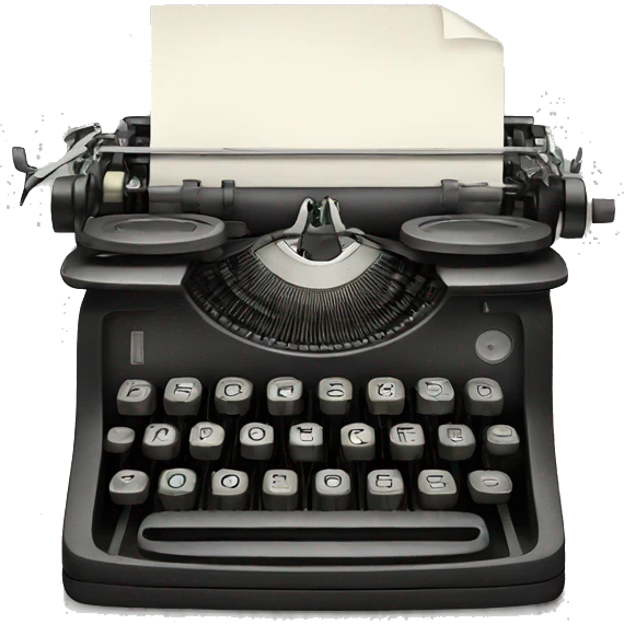typewriter emoji