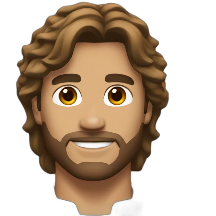 LA Knight WWE brown hair emoji