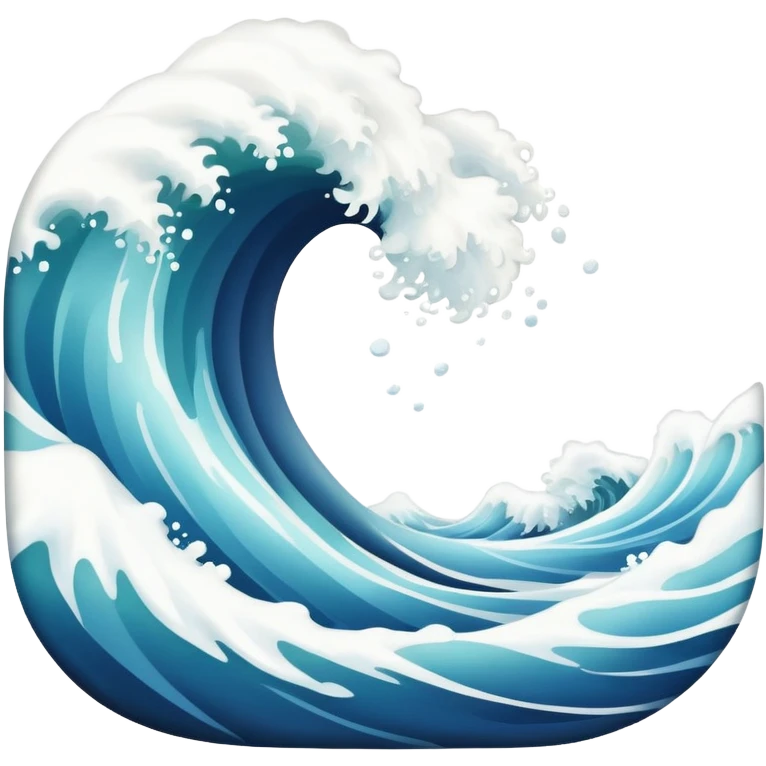 Waves storm emoji