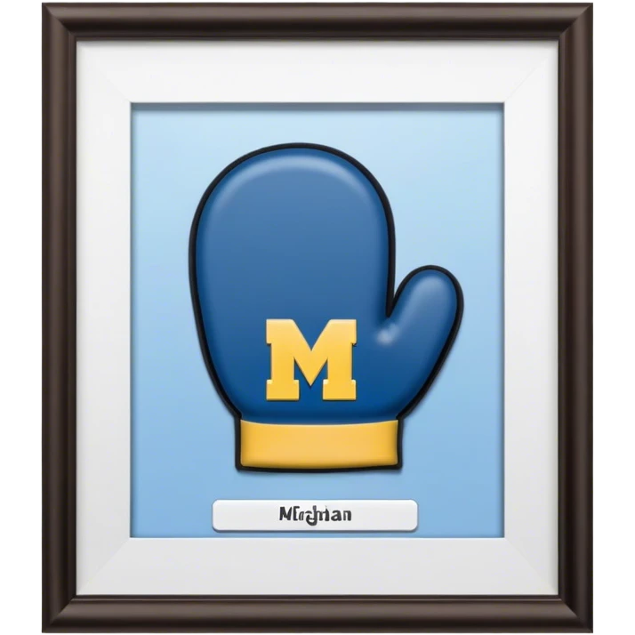 Michigan Mitten emoji