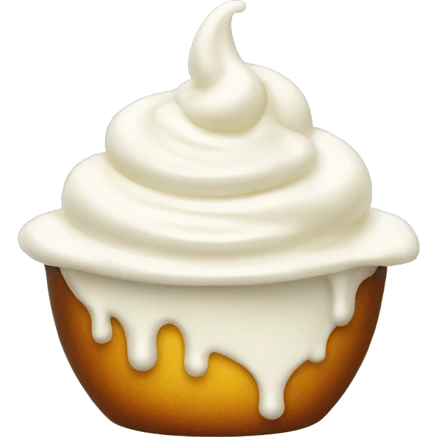 fresh liquid cream emoji