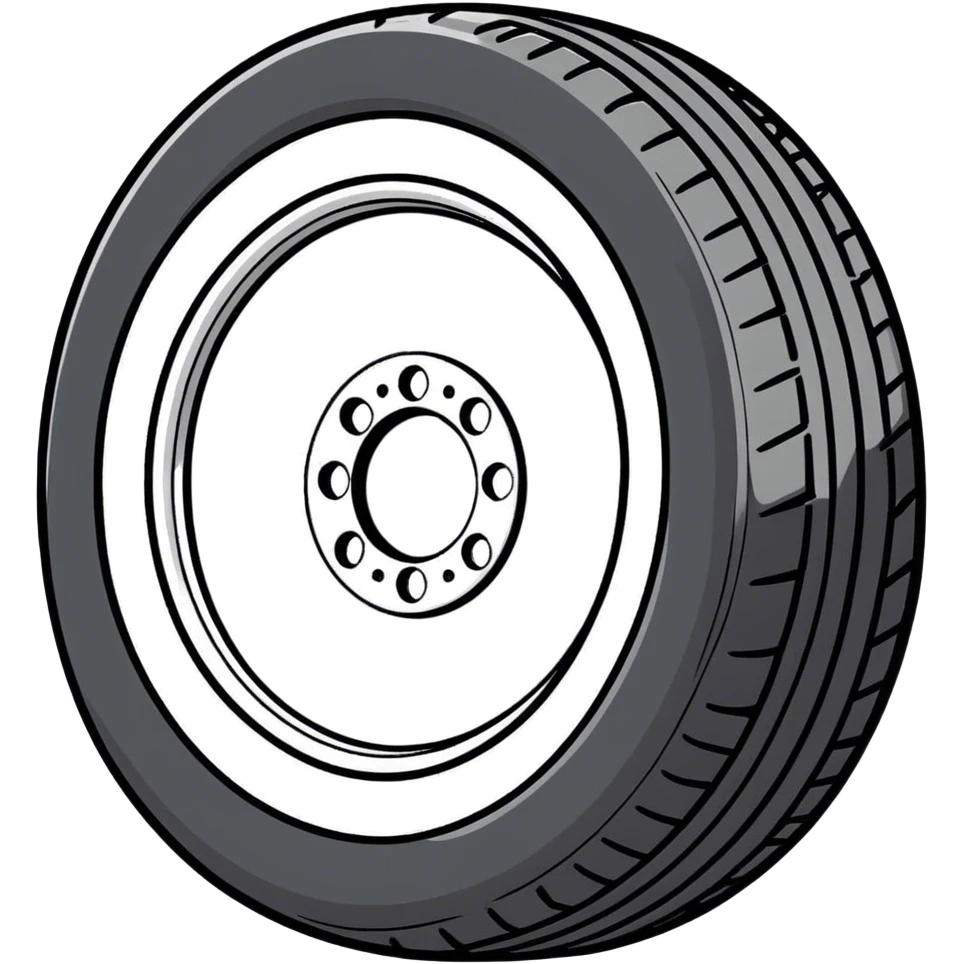 Flat tire  emoji
