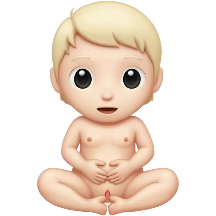 Tiny nude penis emoji