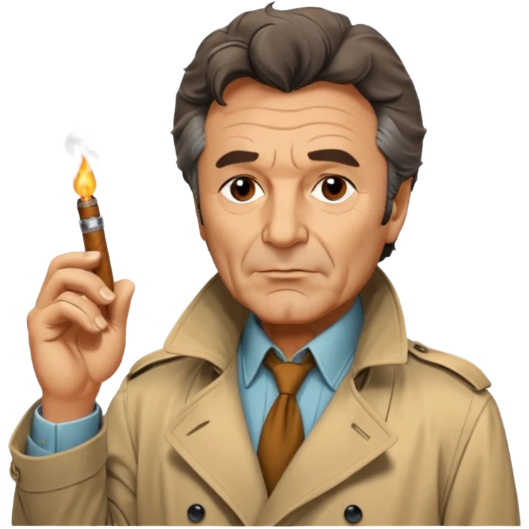 Peter Falk as Columbo emoji