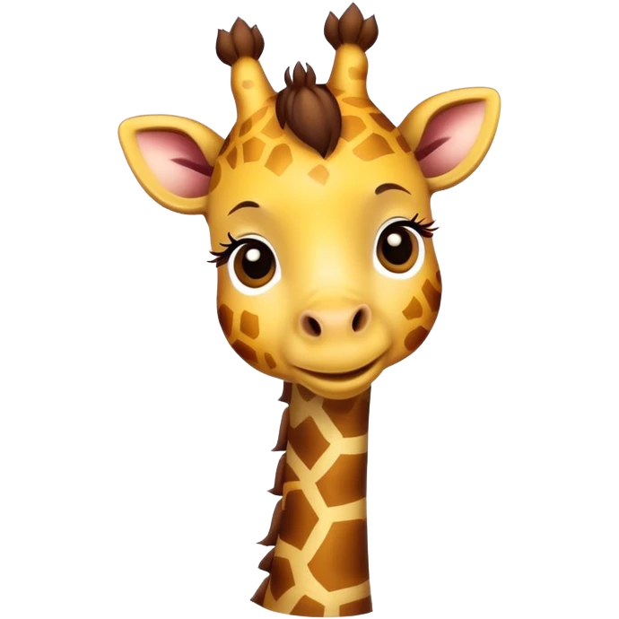 cute giraffe emoji