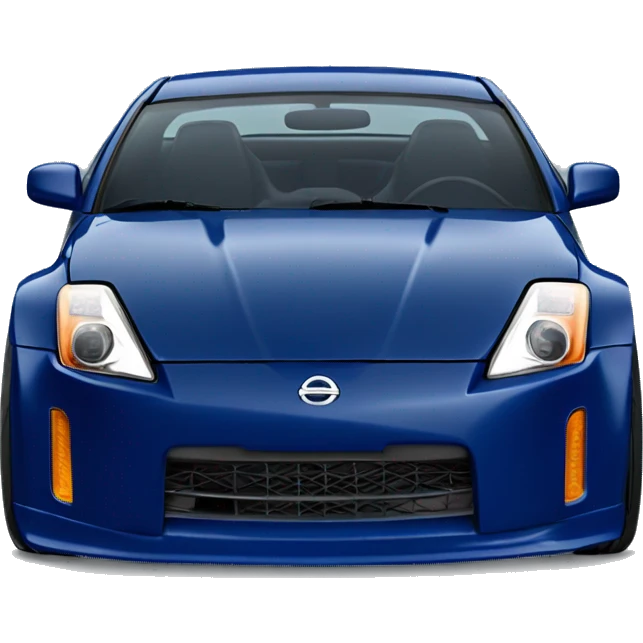 Dark blue nissan 350z sport car emoji