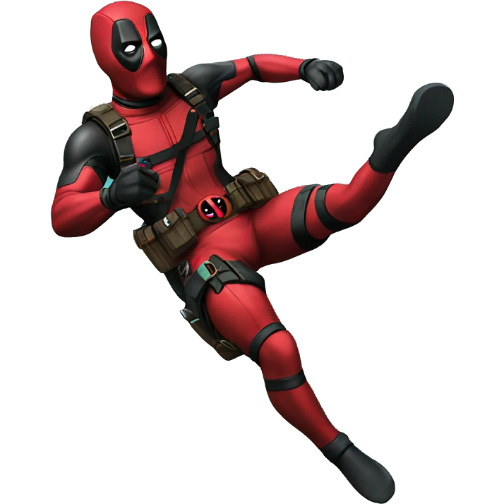 Diving deadpool emoji