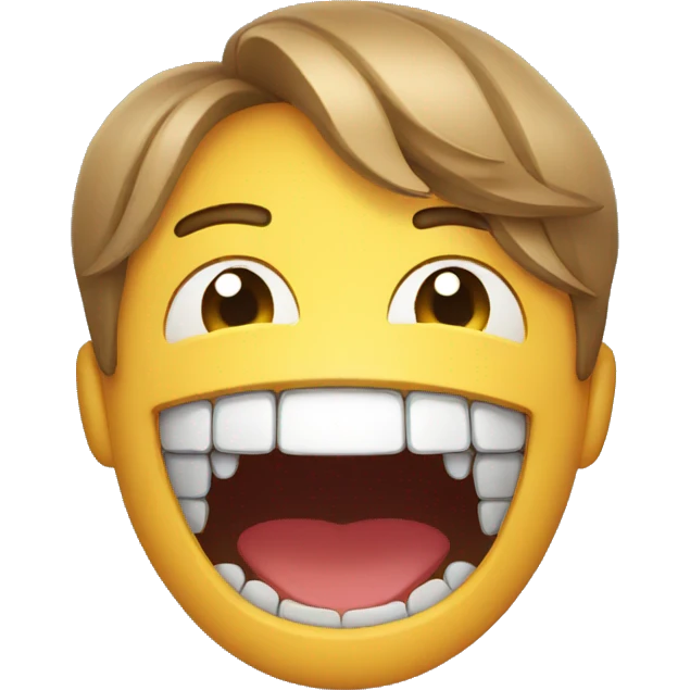 smile with bad teeth emoji