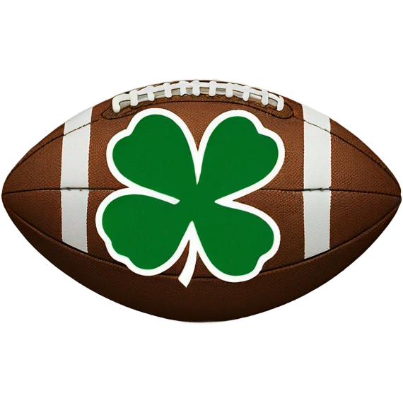 Shamrock football emoji