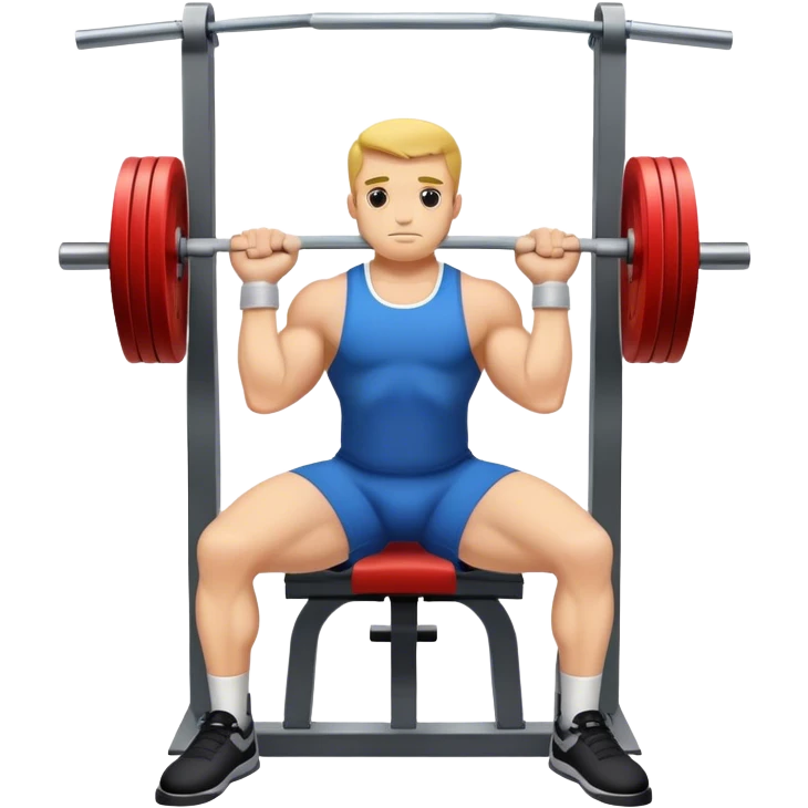 close-grip flat-benchpress emoji