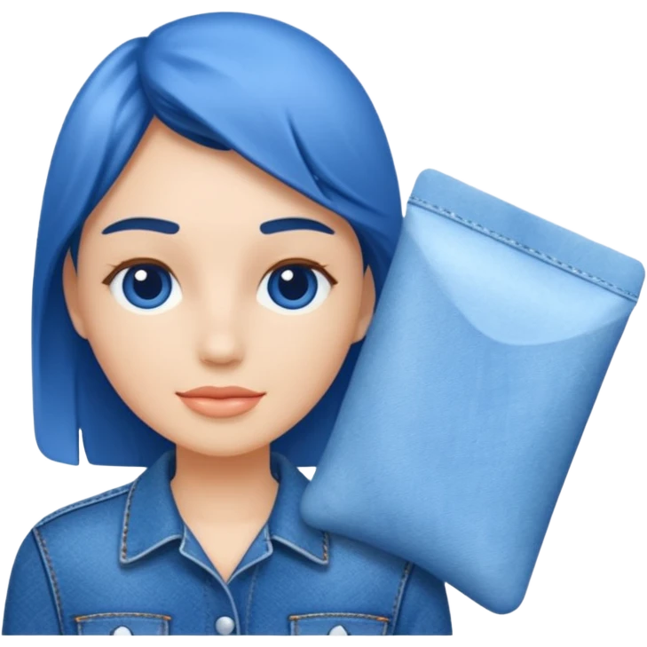 Denim skincare emoji