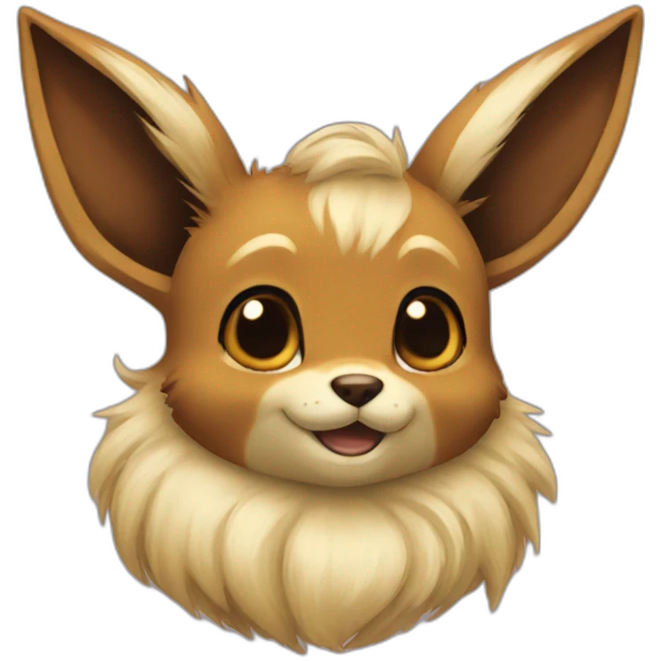 Eevee face emoji