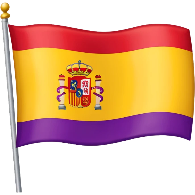 Bandera de la segunda república española  emoji